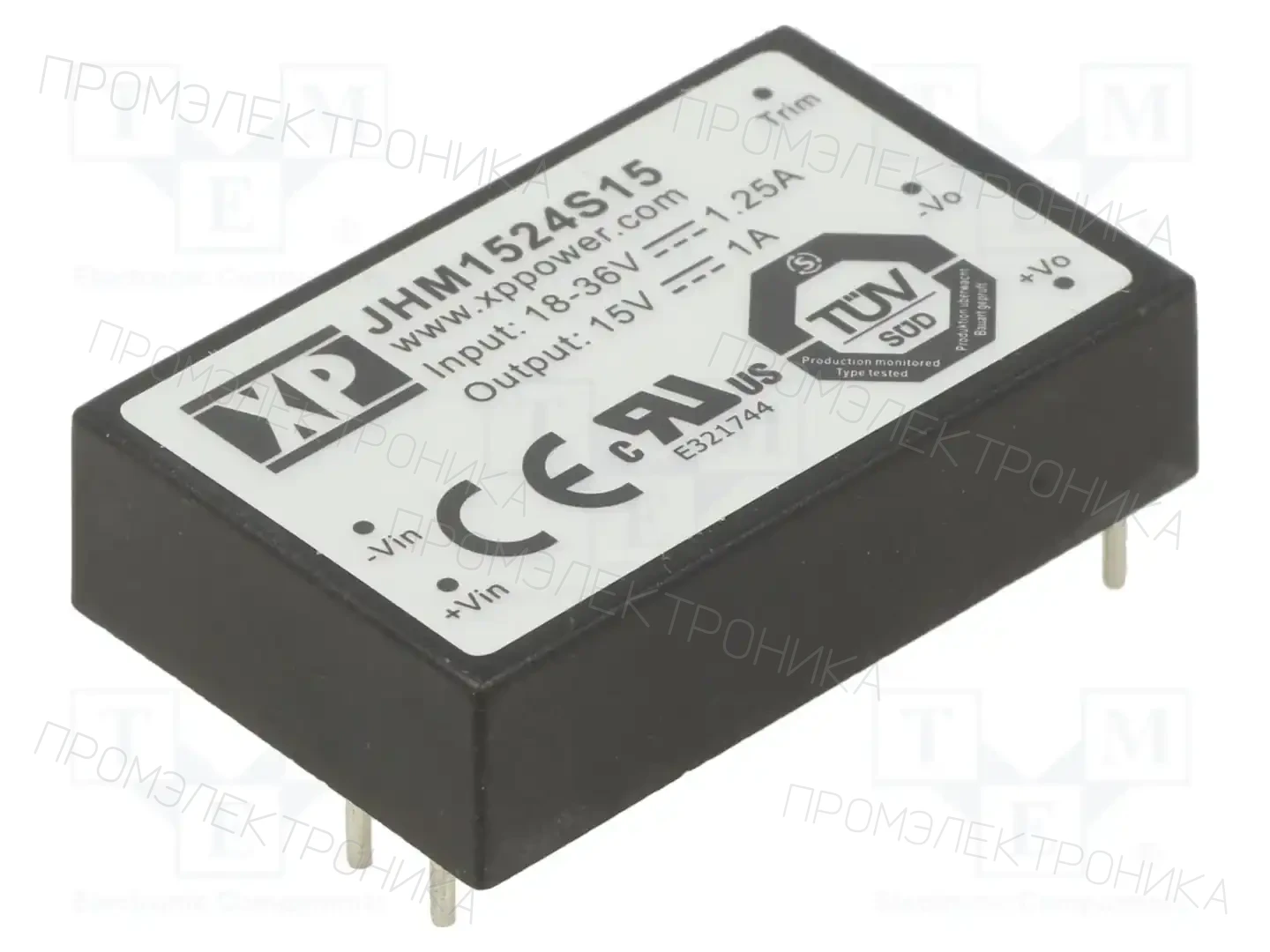 XP POWER JHM1524S15 — Преобразователи DC/DC