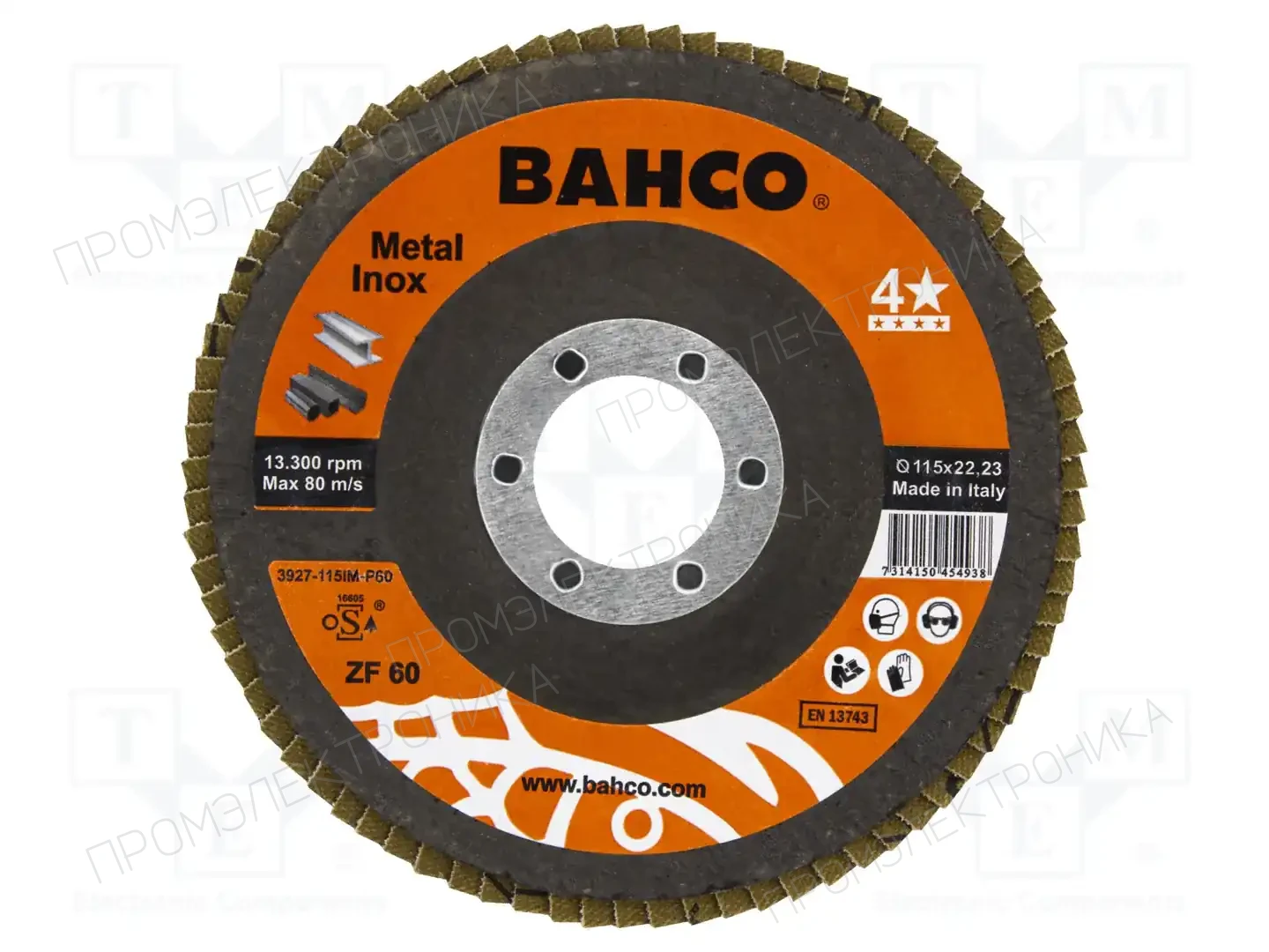 BAHCO 3927-115IM-P60 — Диски для резки и шлифовки
