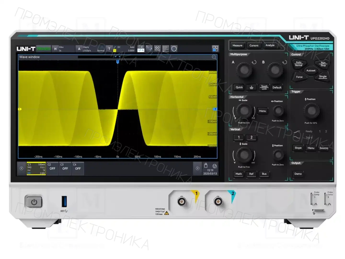 UNI-T UPO2202HD — Осциллоскопы цифровые
