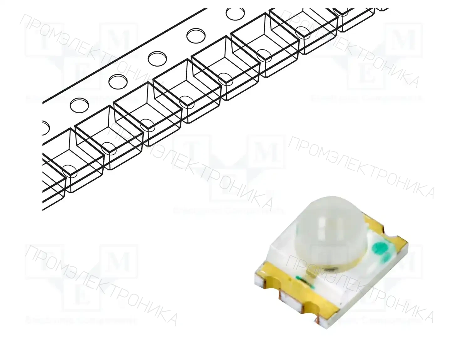 OPTOSUPPLY OSG8322421E — Светодиоды SMD цветные