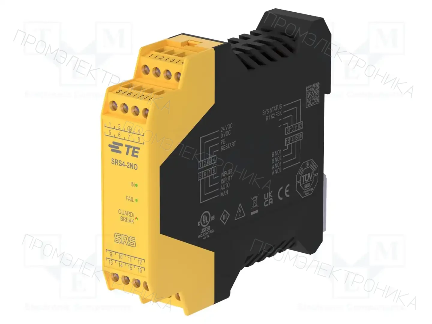 TE Connectivity SRS4-2NO — Выключат. безопасности - мод. управления