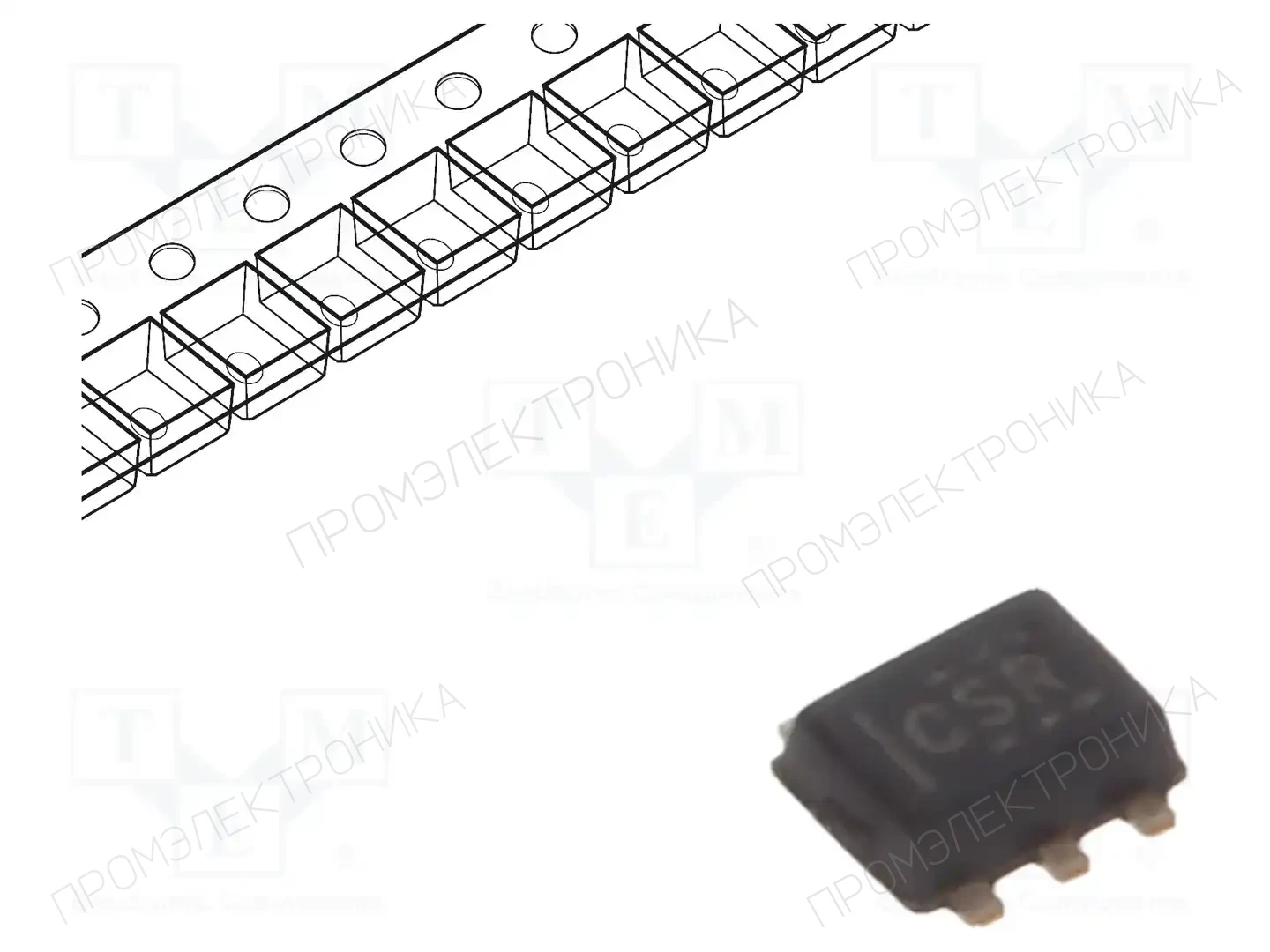 Texas Instruments SN74LVC1G97DRLR — Ворота, инверторы