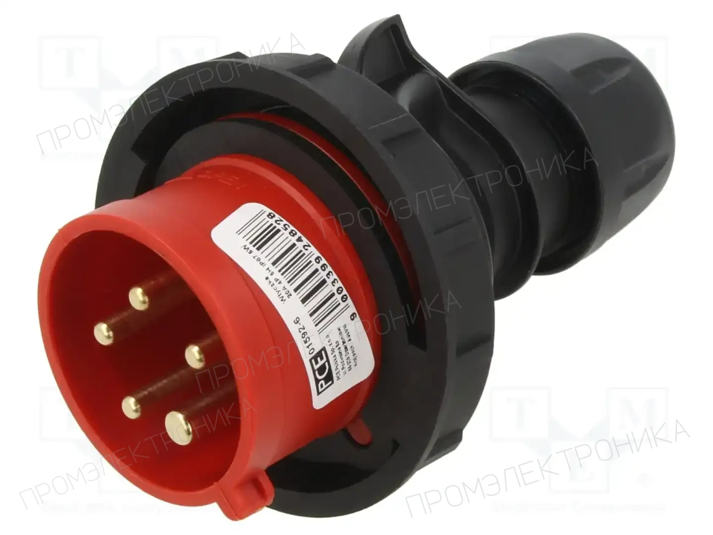 PCE 01592-6 — Многофазные разъемы IEC 60309