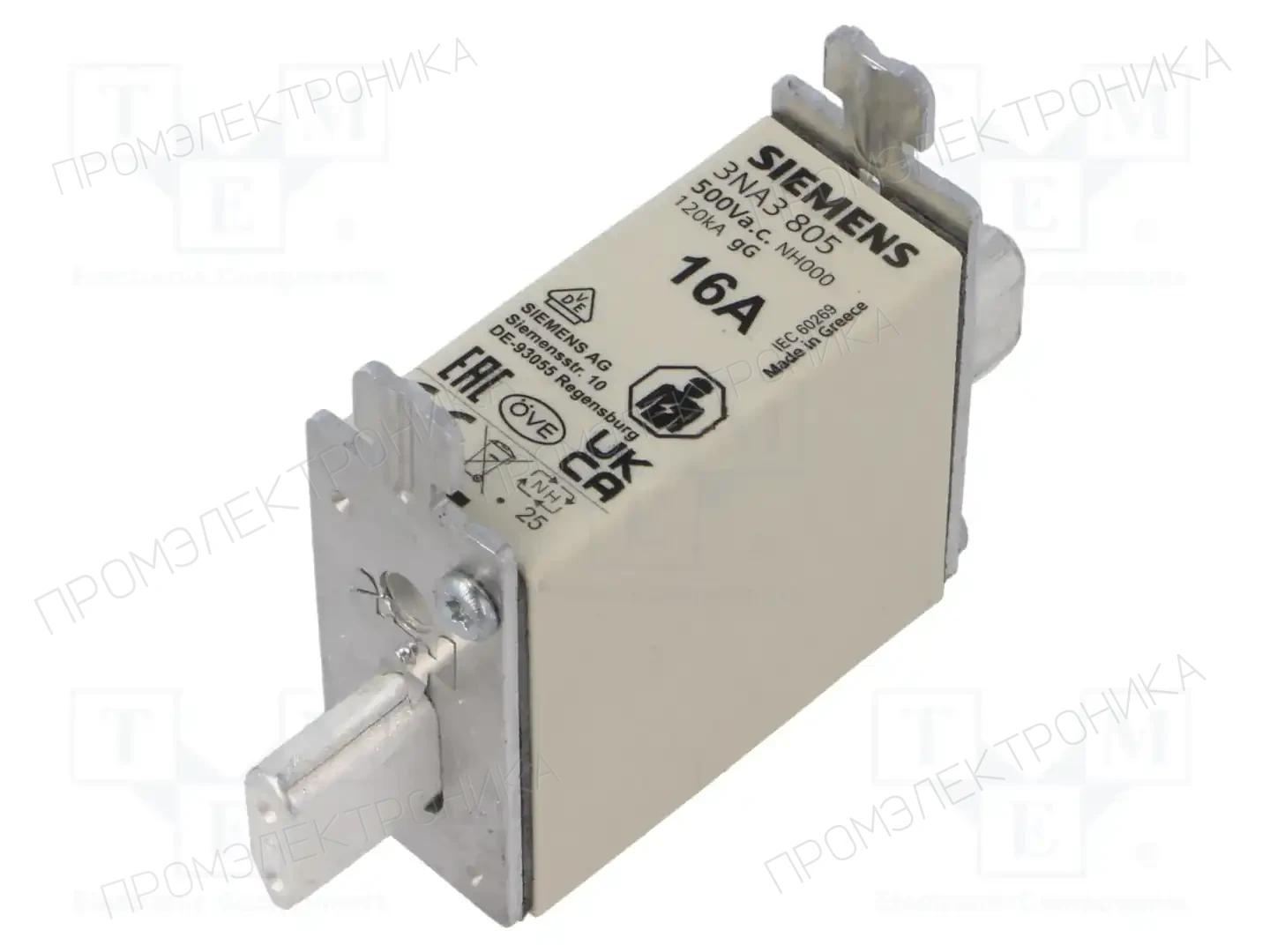 SIEMENS 3NA3 805 — Предохранители NH