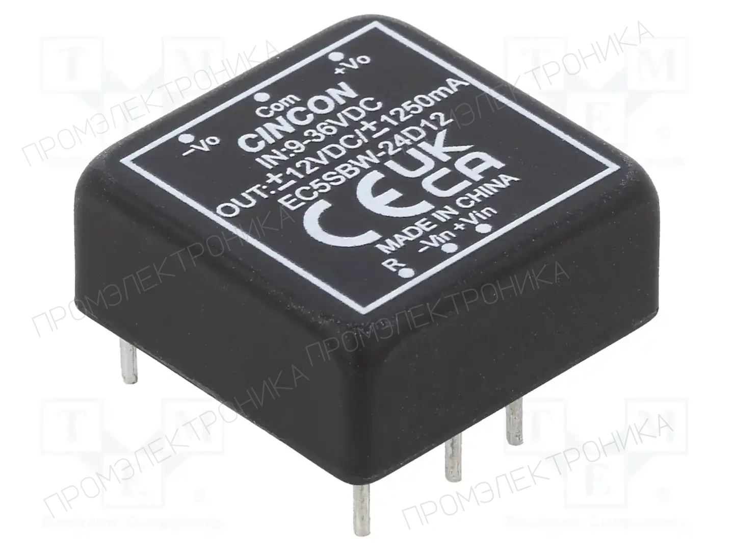 CINCON EC5SBW-24D12 — Преобразователи DC/DC