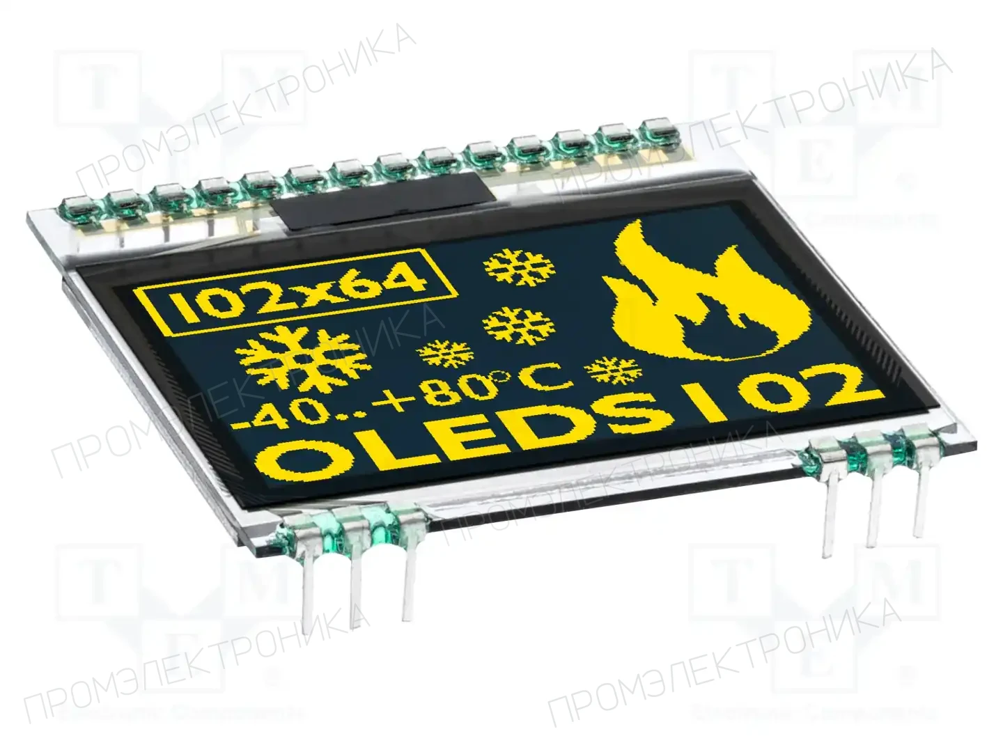 DISPLAY VISIONS EA OLEDS102-6LGA — Дисплеи OLED графические