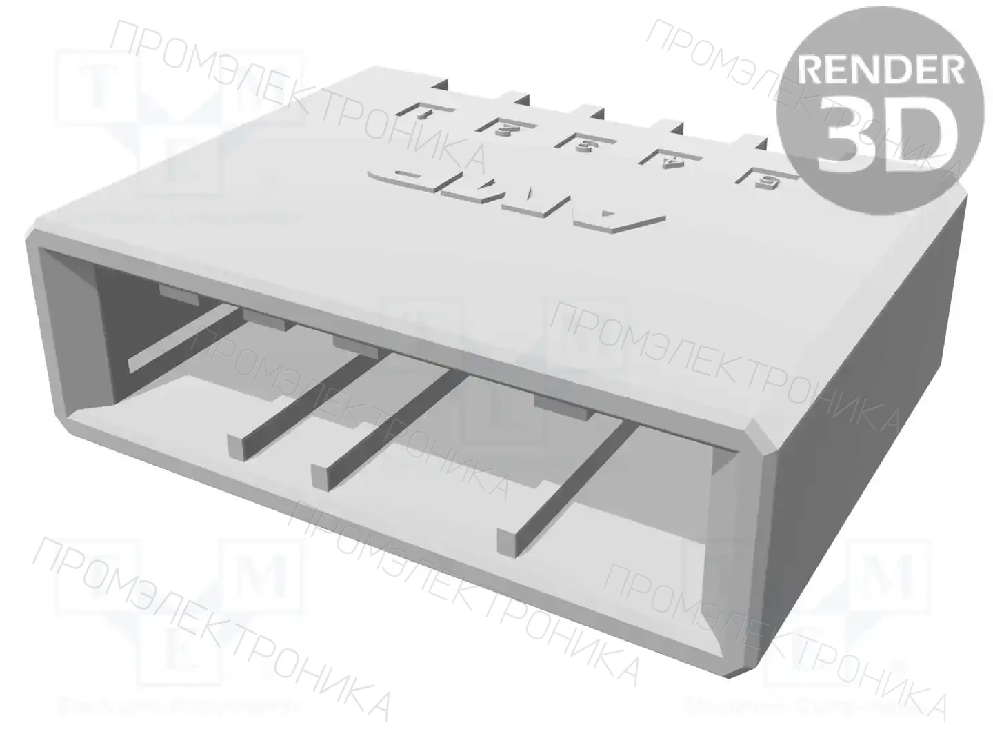 TE Connectivity 1-178315-5 — Разъeмы сигнальные растр 3,81мм