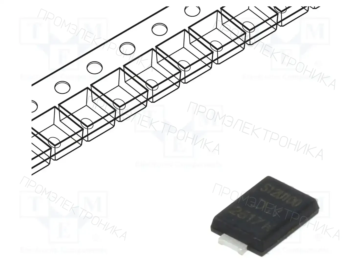 DIODES INCORPORATED SBR12U100P5-13 — Диоды Шотки SMD