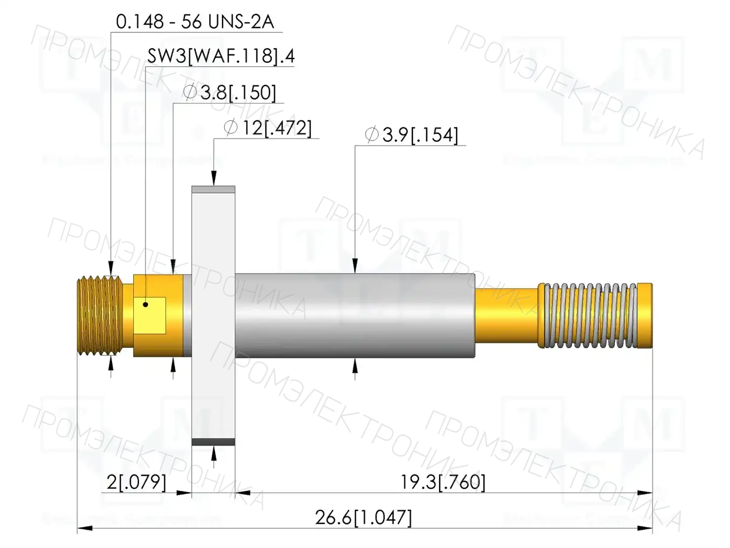 INGUN HFS-852 303 051 A 4043 UFL-H — Измерительные щупы