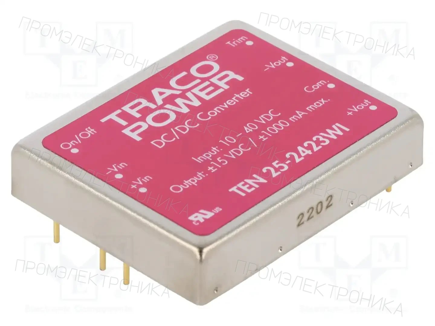 TRACO POWER TEN 25-2423WI — Преобразователи DC/DC
