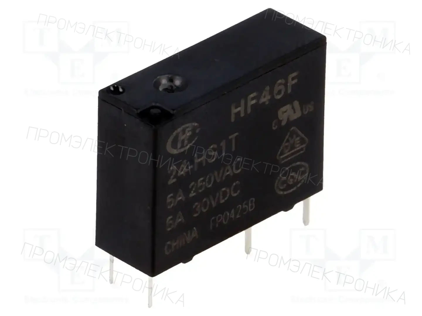 HONGFA RELAY HF46F/24-HS1T — Реле электромагн. миниатюрные