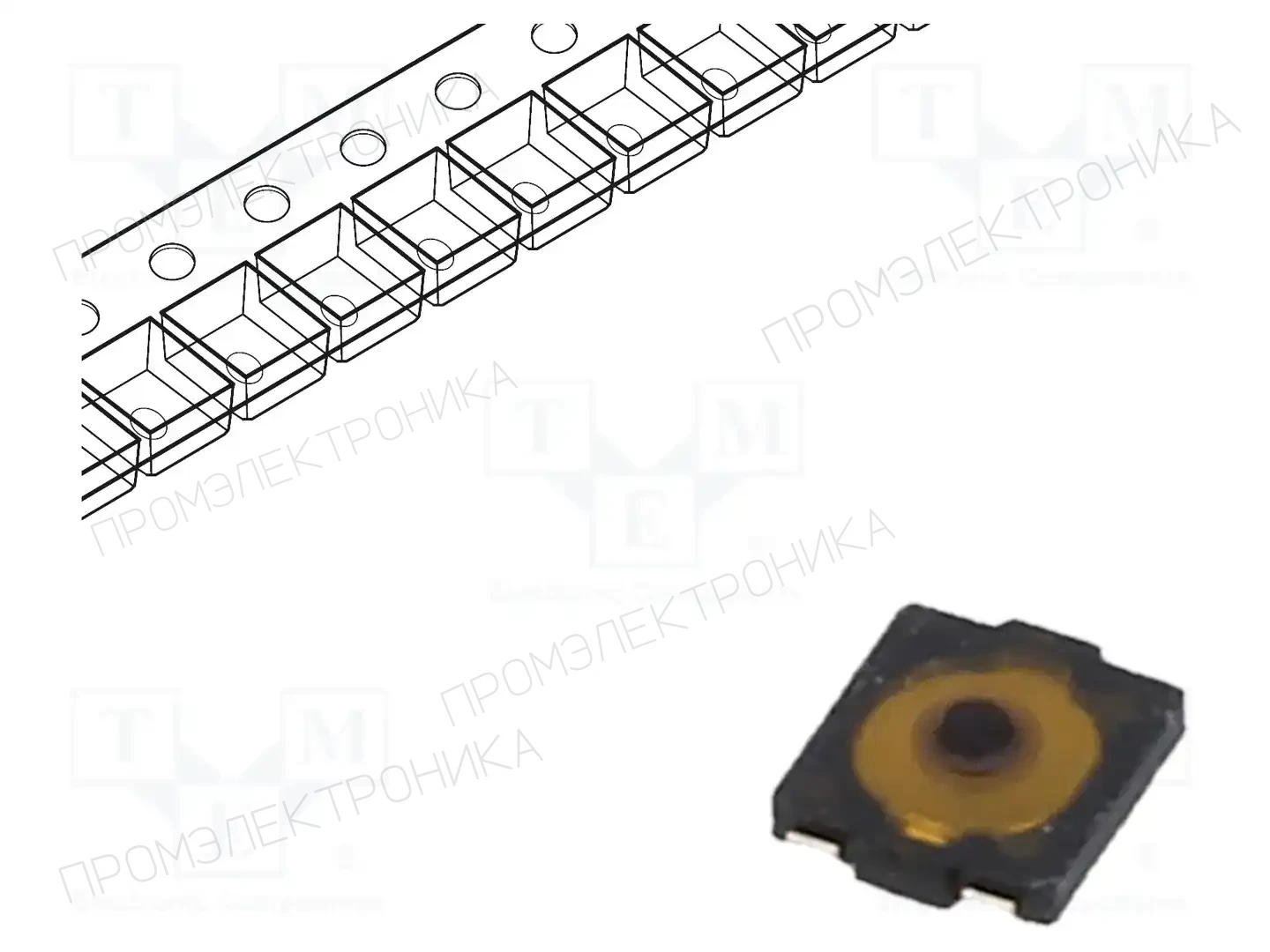 PANASONIC EVPAYF1BA — Микропереключатели TACT