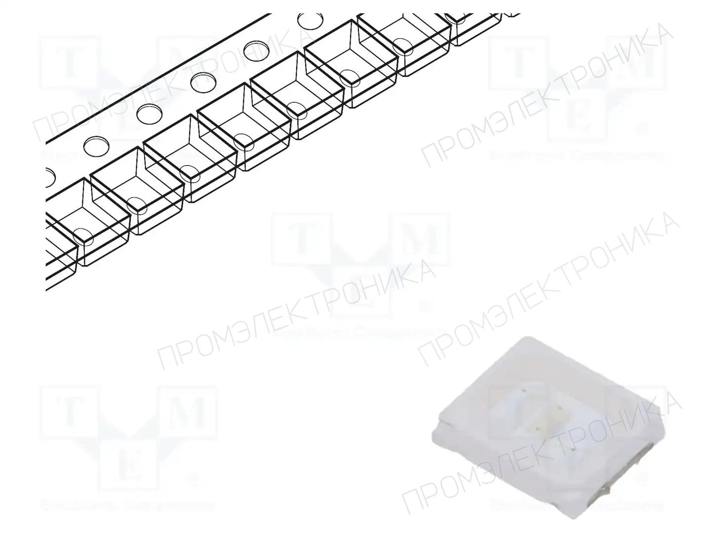 HONGLI ZHIHUI HL-A-2835D46BC-S1-08 — Светодиоды SMD цветные