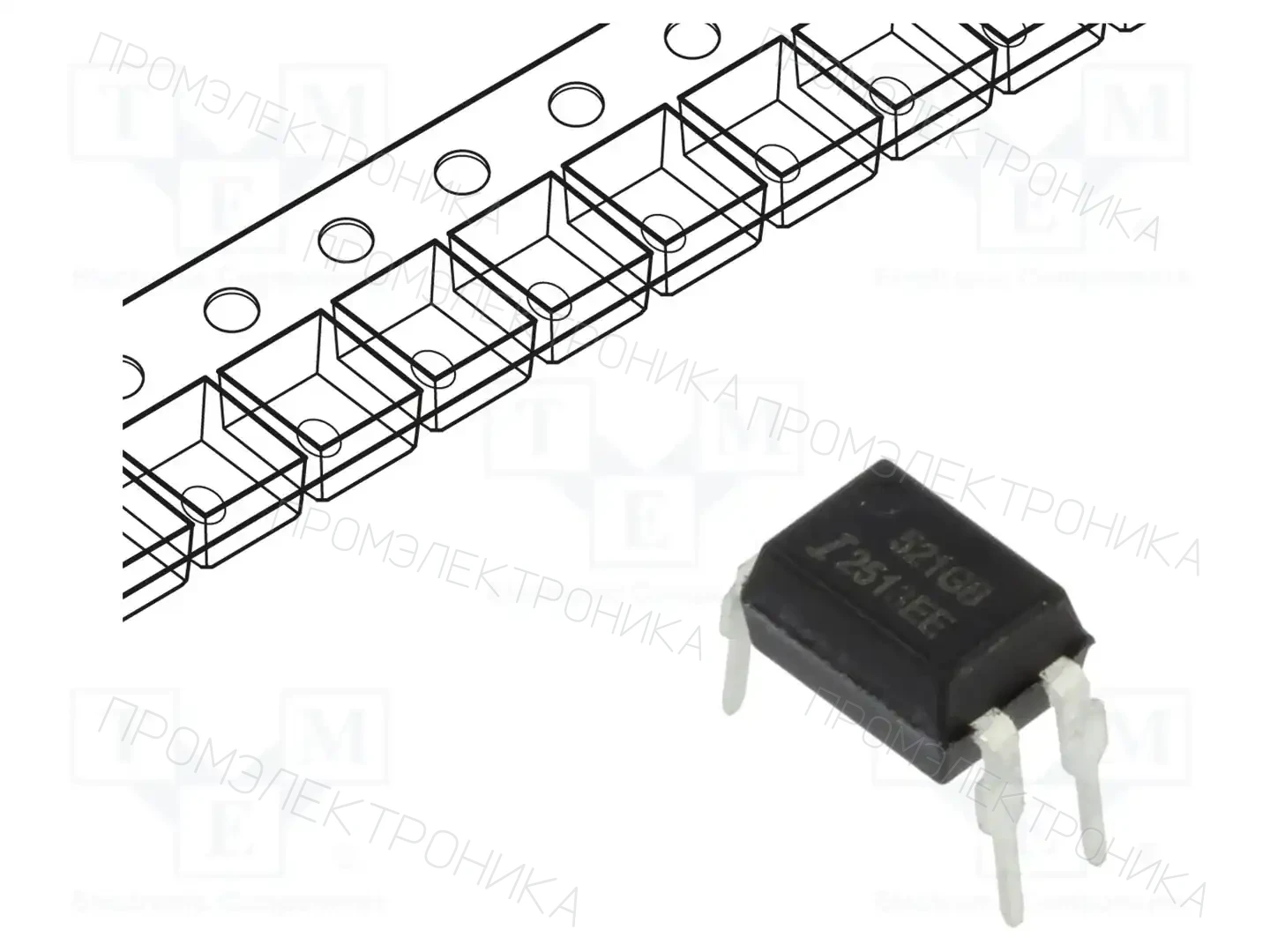 ISOCOM TLP521GB — Оптроны – аналоговый выход