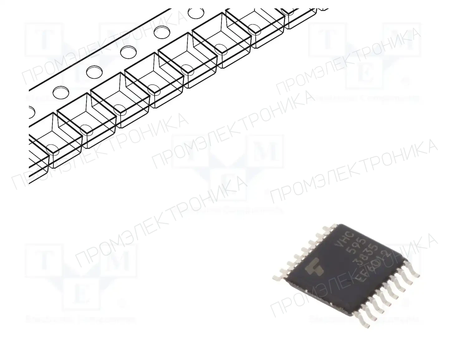 TOSHIBA 74VHC595FT(BJ) — Счетчики/делители