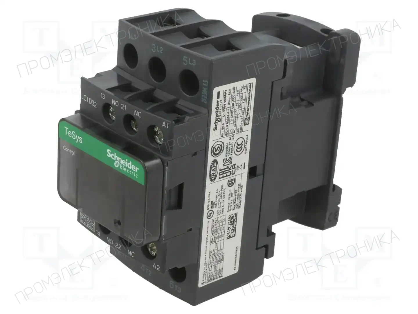 SCHNEIDER ELECTRIC LC1D32G7 — Контакторы - главные модули