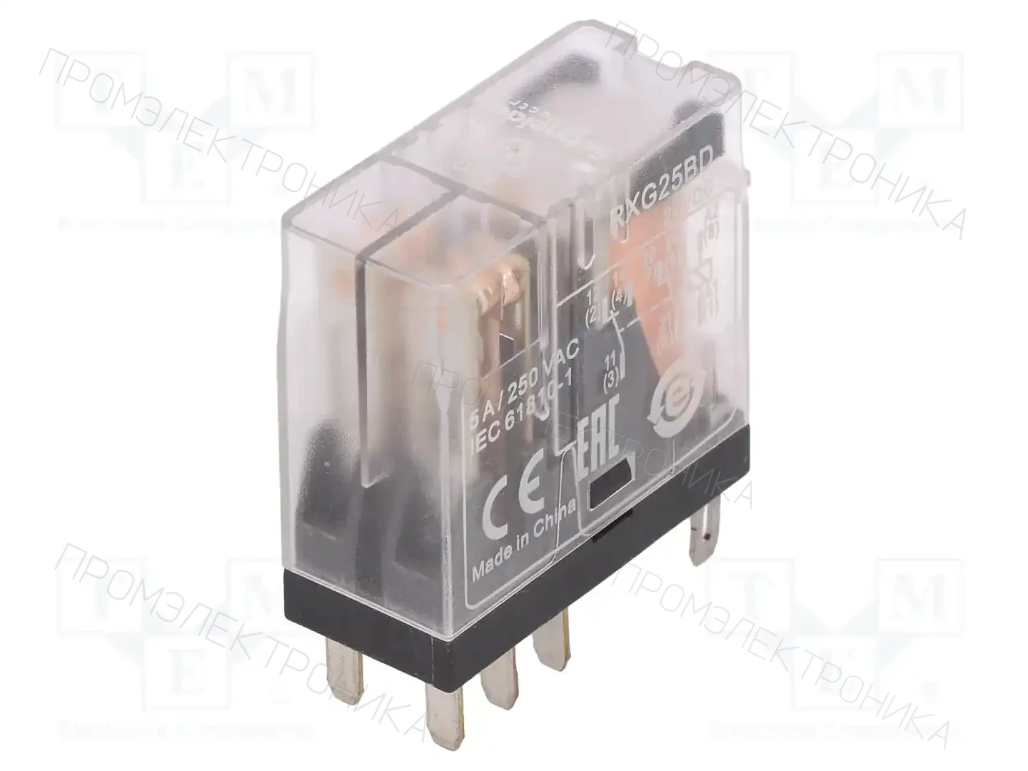 SCHNEIDER ELECTRIC RXG25BD — Реле электромагн. миниатюрные