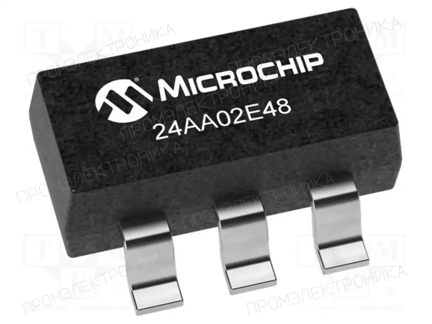Microchip Technology 24AA02E48T-E/OT — Памяти EEPROM последовательные