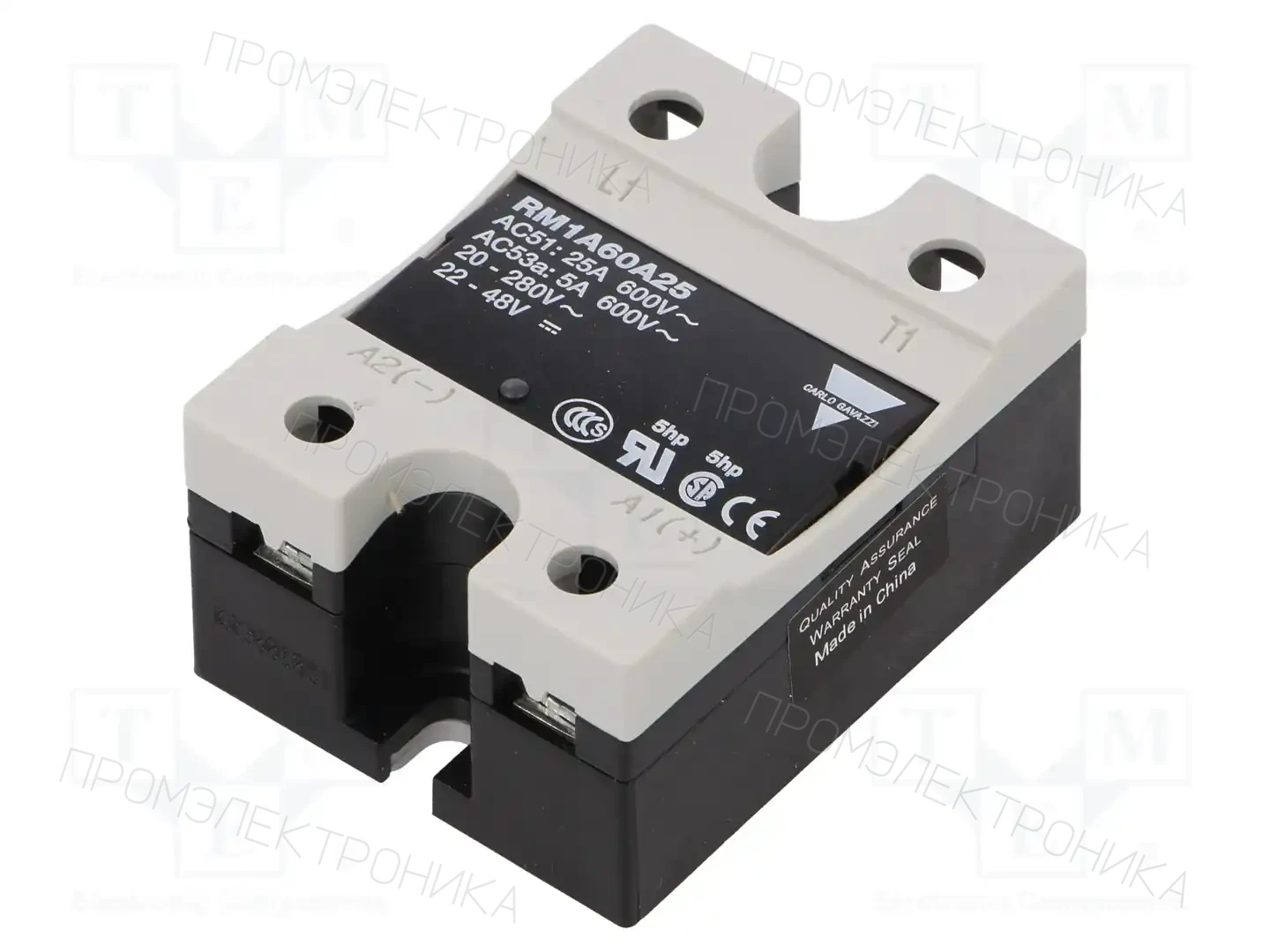 CARLO GAVAZZI RM1A60A25 — Реле SSR однофазные