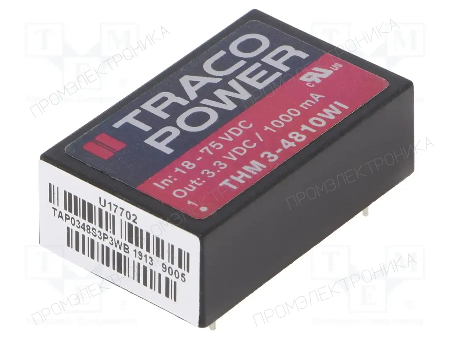 TRACO POWER THM 3-4810WI — Преобразователи DC/DC