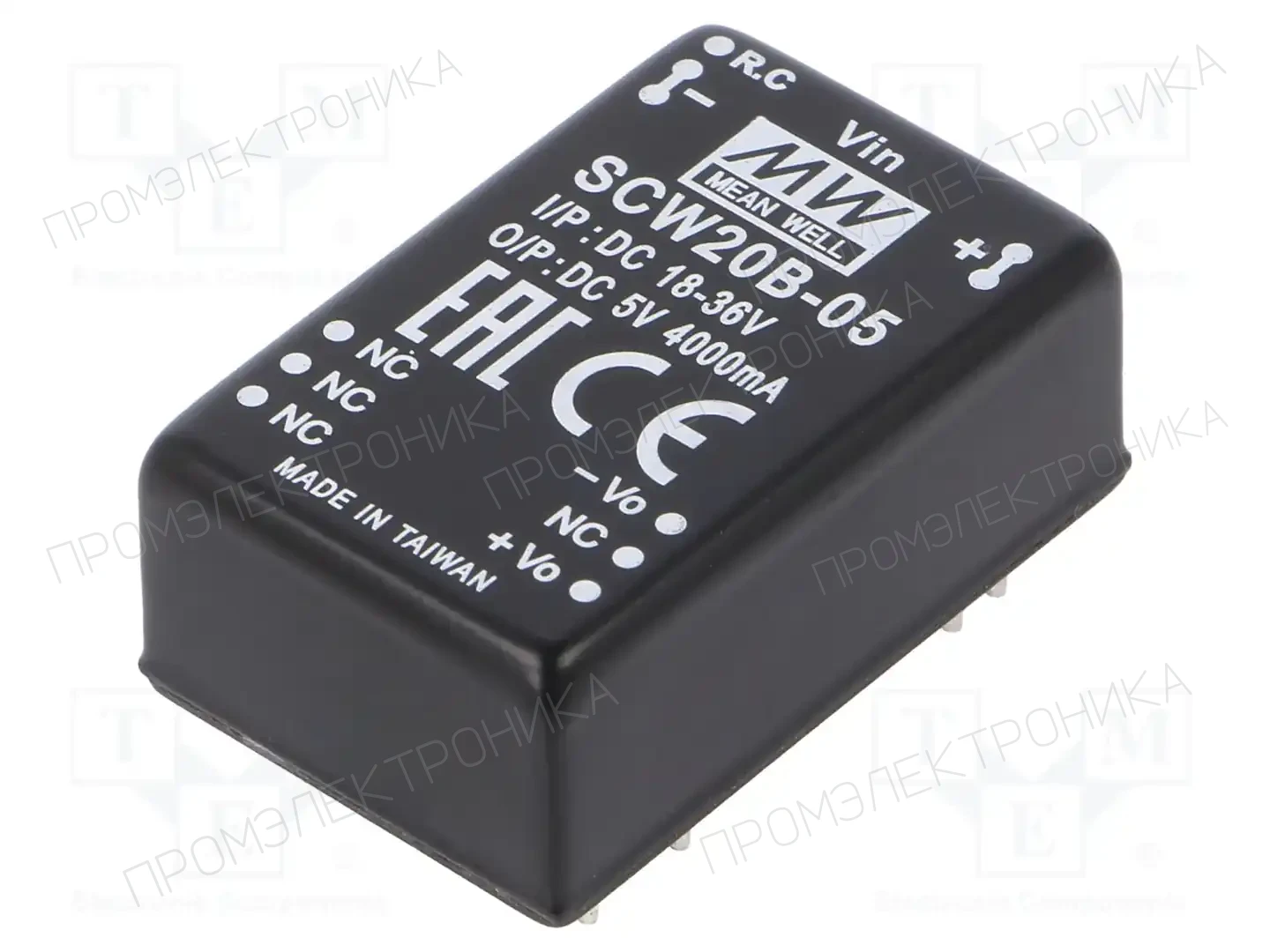 MEAN WELL SCW20B-05 — Преобразователи DC/DC
