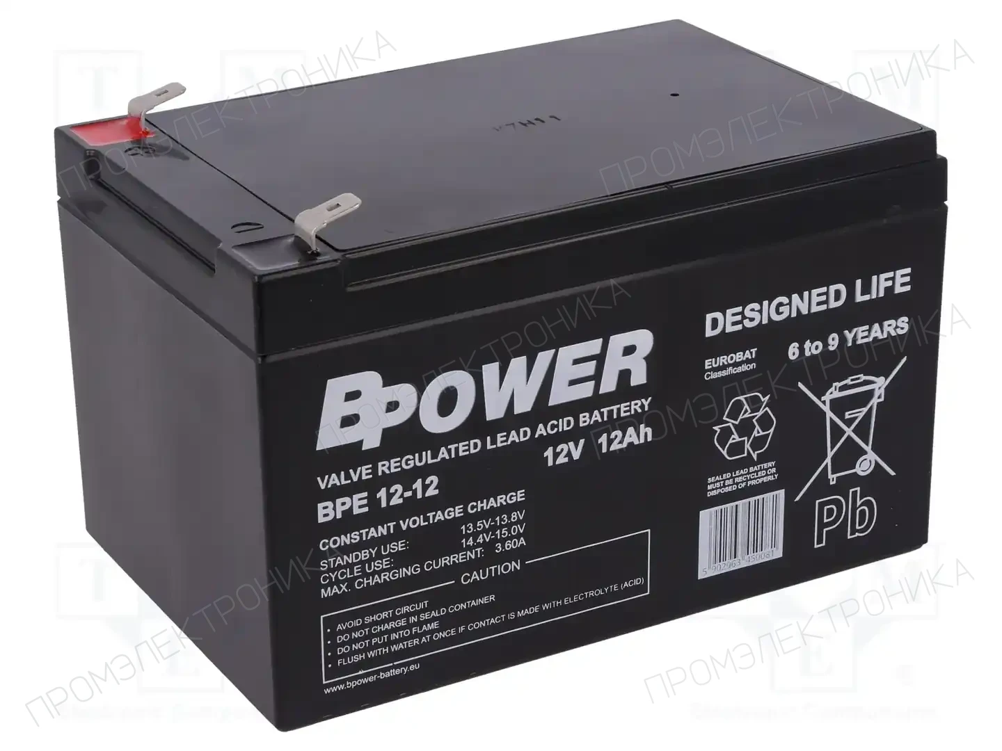 BPOWER BPE 12-12 T2 — Аккумуляторы кислотные
