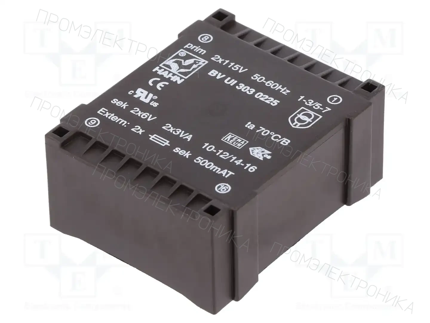 HAHN BV UI 303 0225 — Трансформаторы PCB