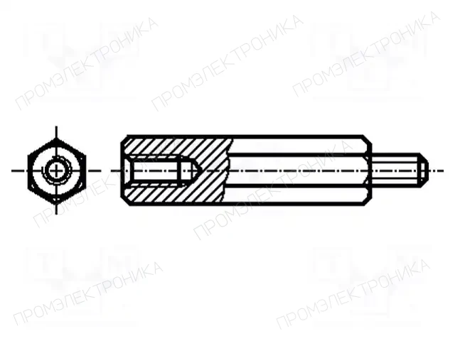 HARWIN R40-3000602 — Элементы дистанционные металлические