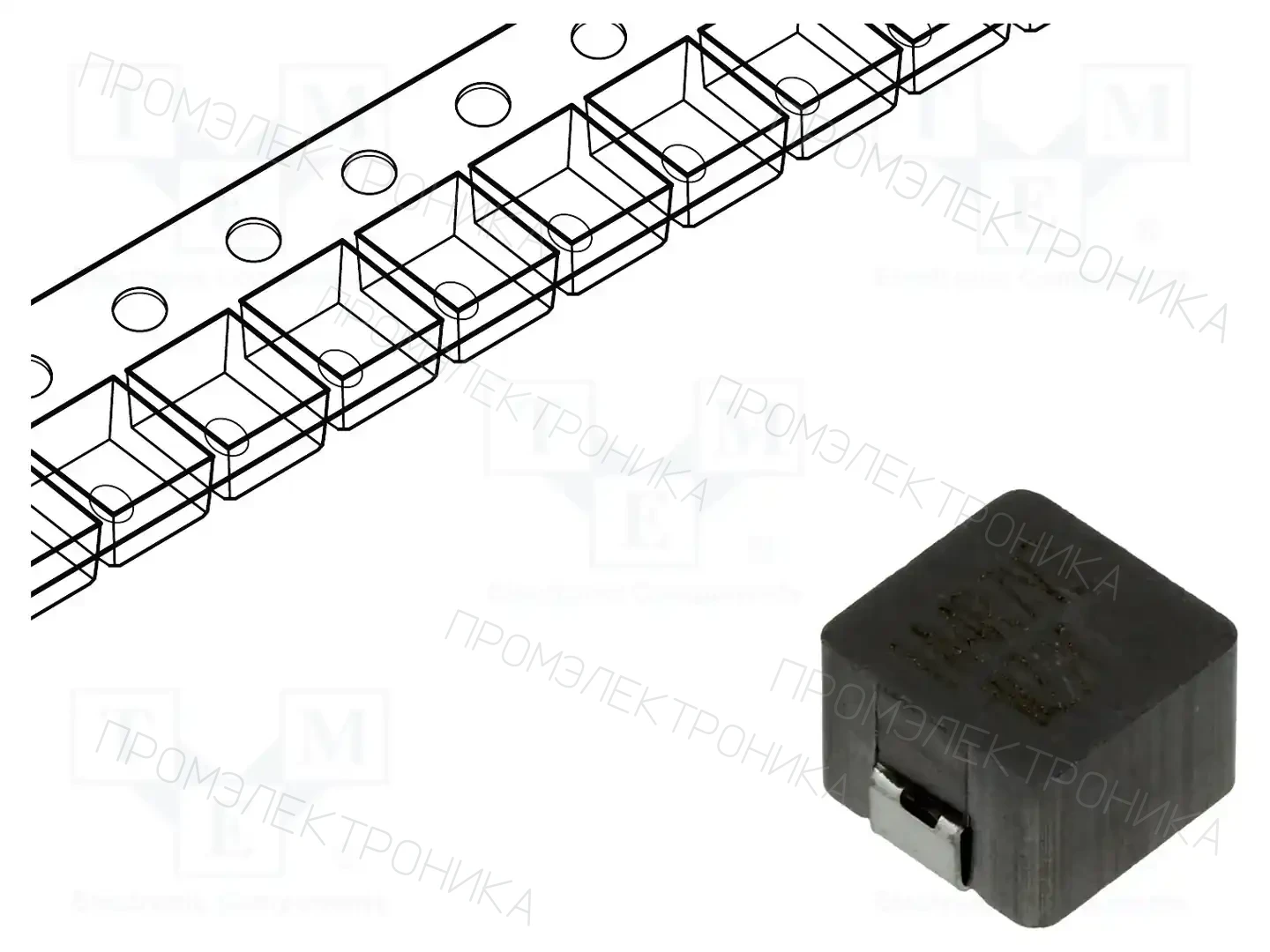 EATON ELECTRONICS HCM1A0805-100-R — Дроссели