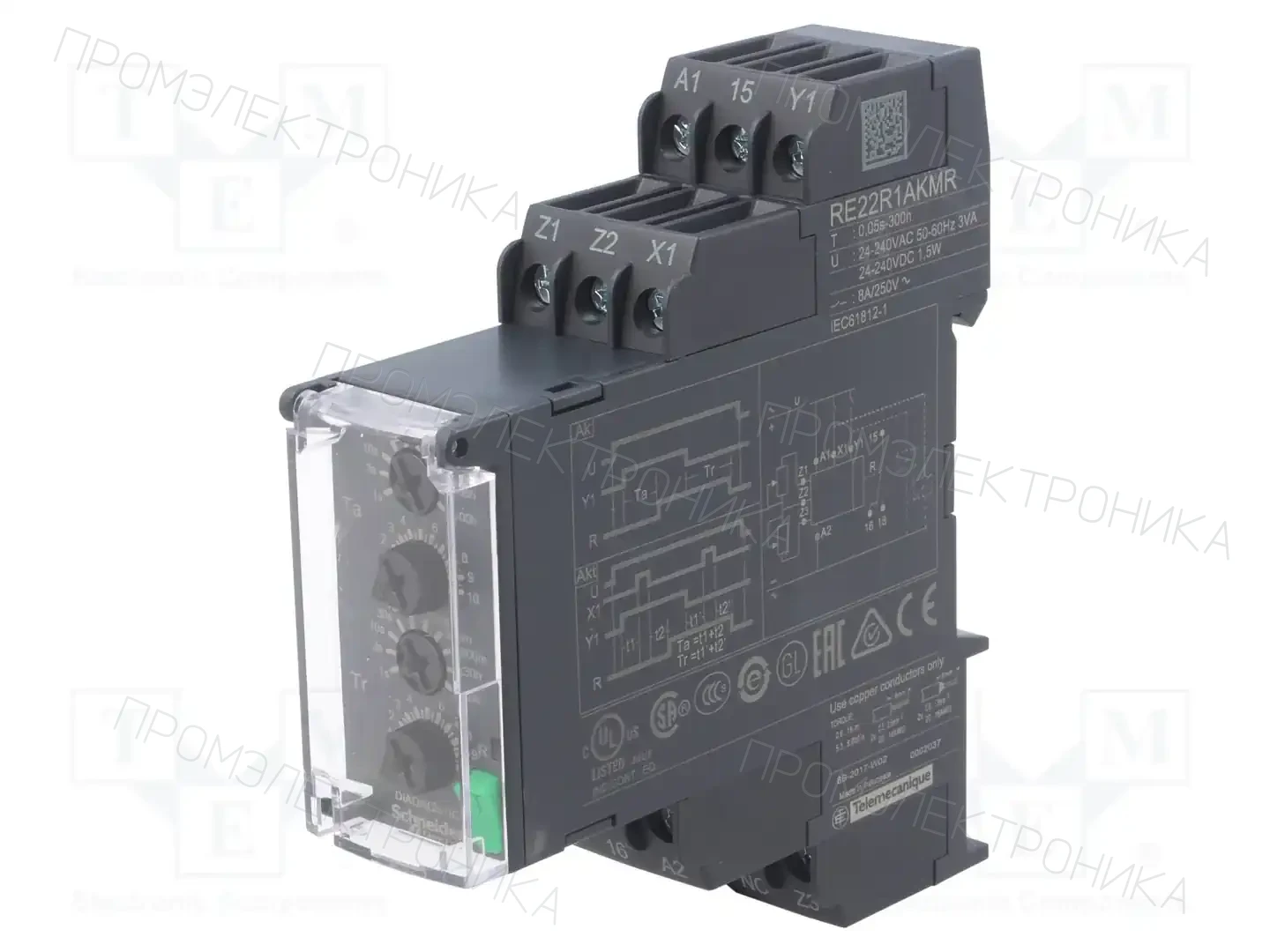 SCHNEIDER ELECTRIC RE22R1AKMR — Временные аналоговые реле