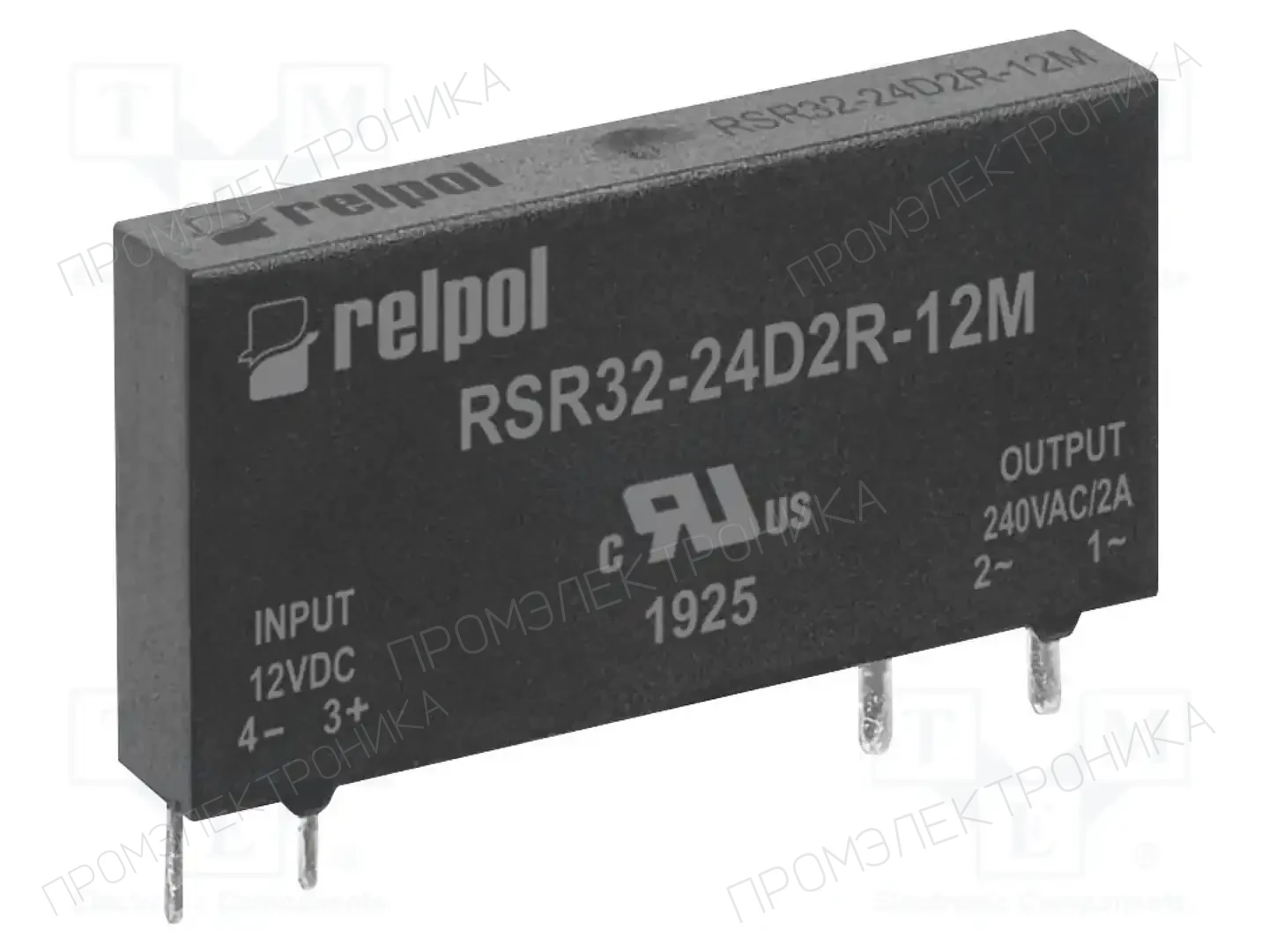RELPOL RSR32-24D2R-12M — Реле SSR однофазные