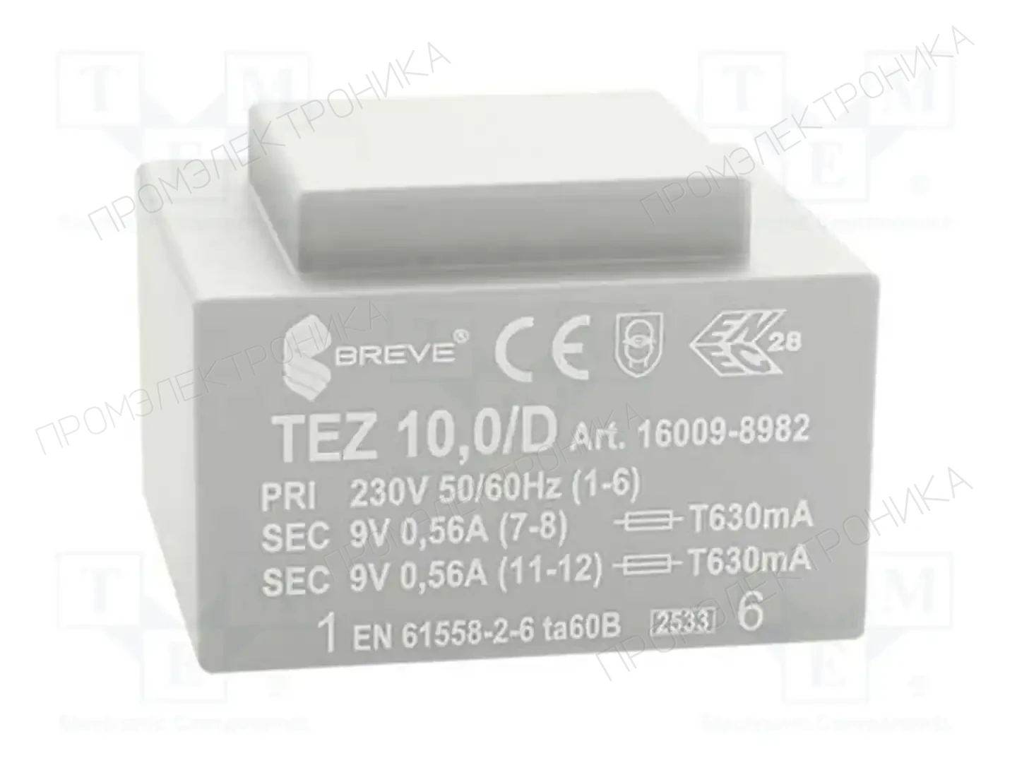 BREVE TUFVASSONS 16009-8982 — Трансформаторы PCB