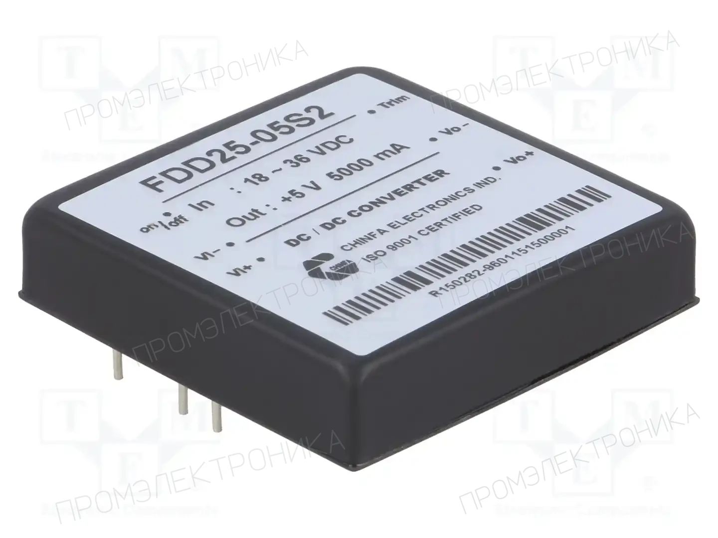 CHINFA ELECTRONICS FDD25-05S2 — Преобразователи DC/DC