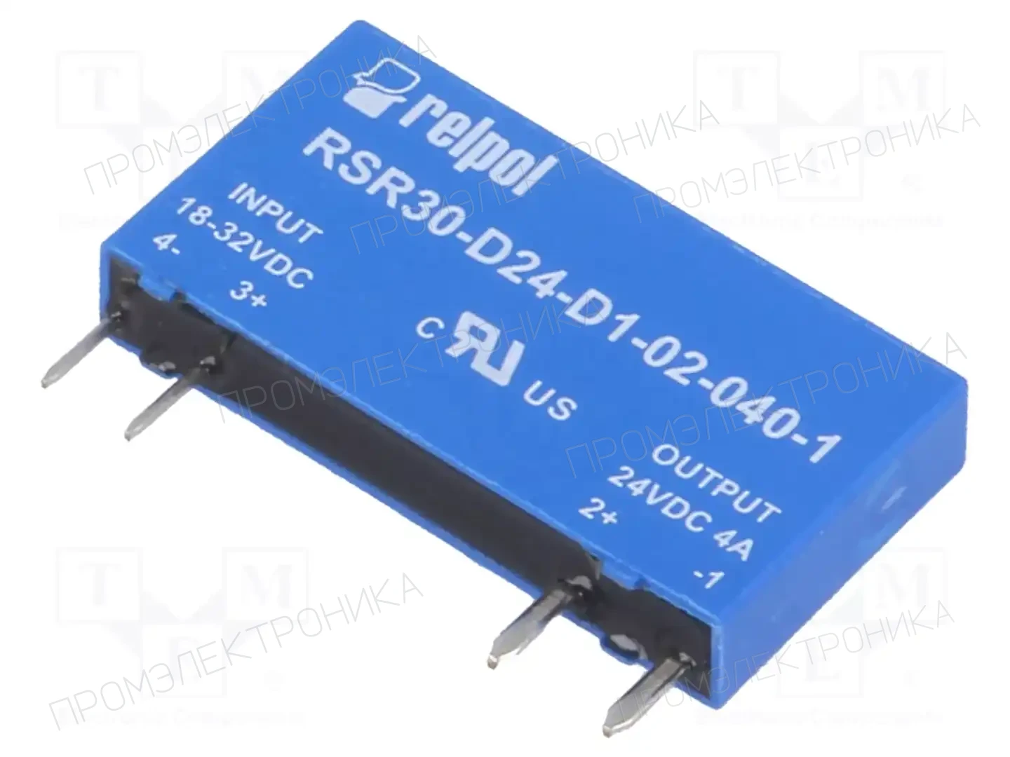 RELPOL RSR30-D24-D1-02-040-1 — Реле SSR однофазные