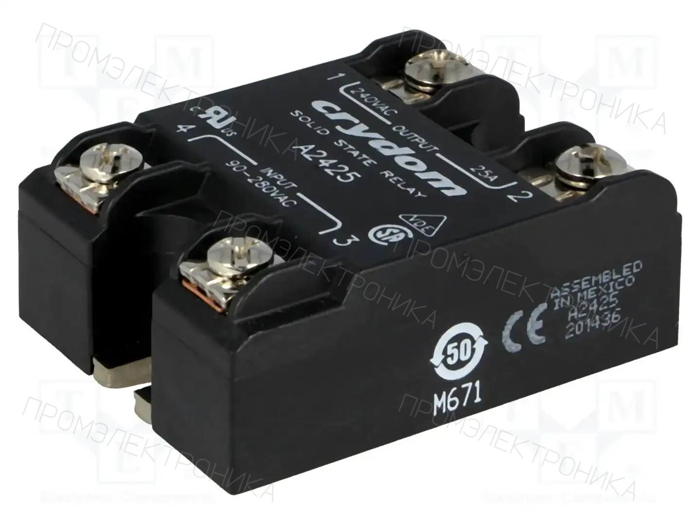 SENSATA / CRYDOM A2425 — Реле SSR однофазные