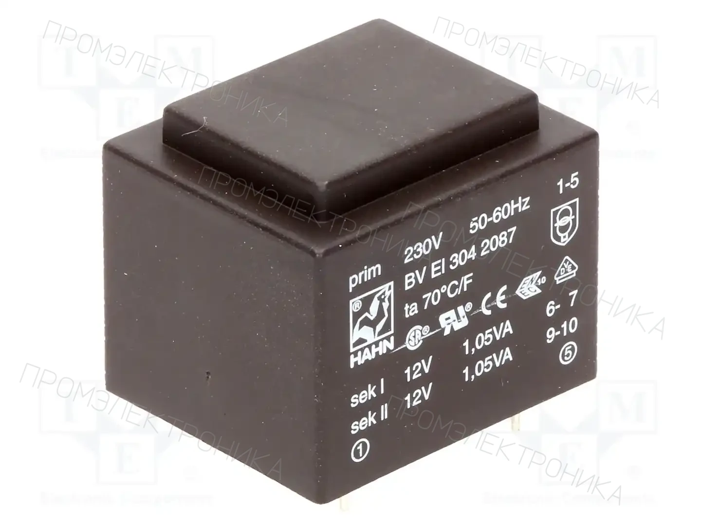 HAHN BV EI 304 2087 — Трансформаторы PCB