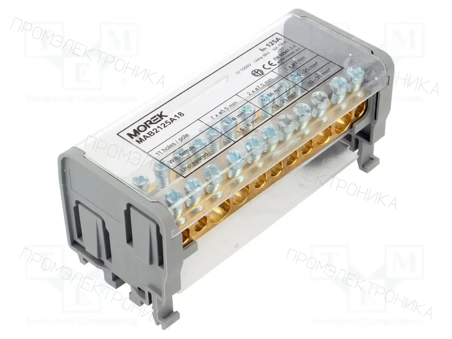 MOREK MAB2125A18 — Соединителей на рейку