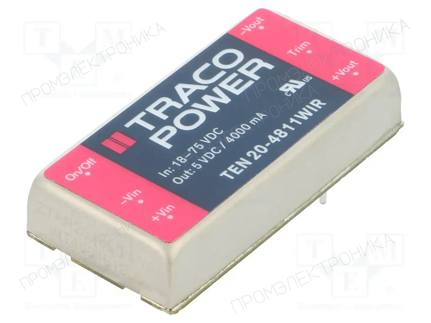 TRACO POWER TEN 20-4811WIR — Преобразователи DC/DC