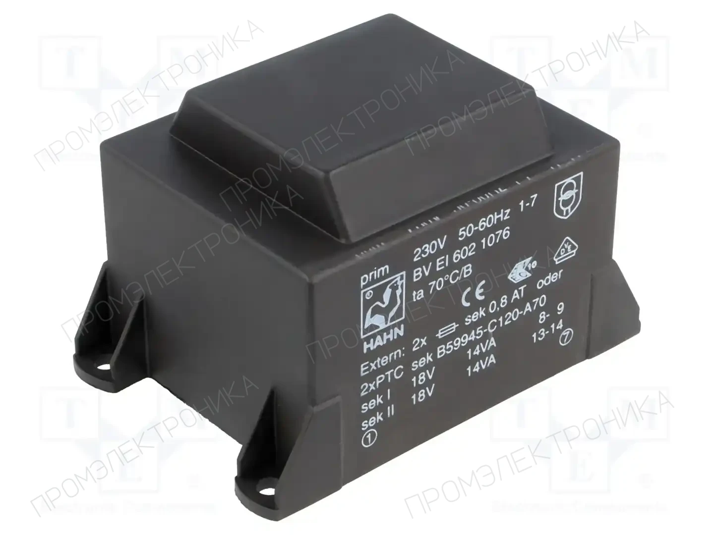 HAHN BV EI 602 1076 — Трансформаторы PCB