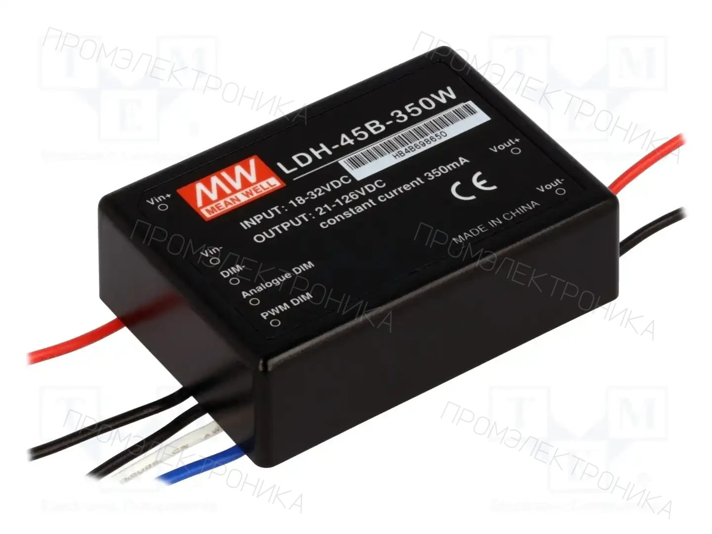 MEAN WELL LDH-45B-350W — Преобразователи DC/DC