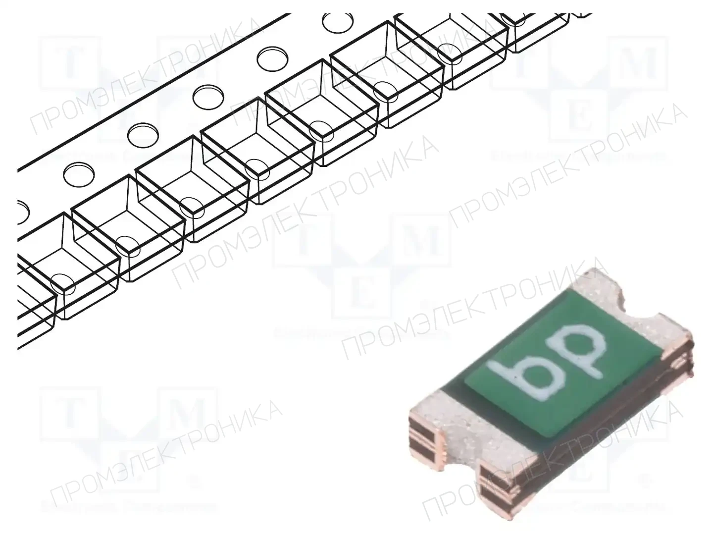 BEL FUSE 0ZCJ0075AF2E — Предохранители полимерные SMD