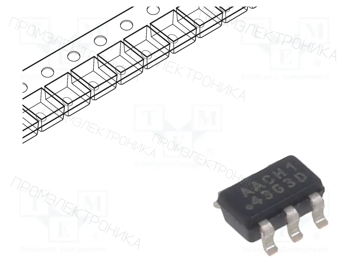 Microchip Technology MCP1502T-33E/CHY — Источники напряжения отнесения-микросх