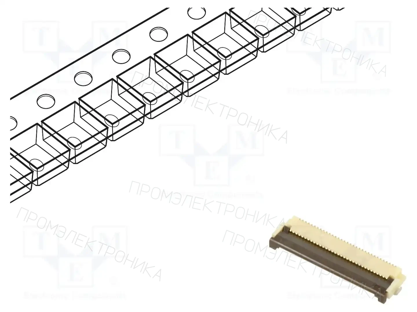 HIROSE FH12-33S-0.5SH(55) — Разъeмы FFC/FPC растр 0,5мм