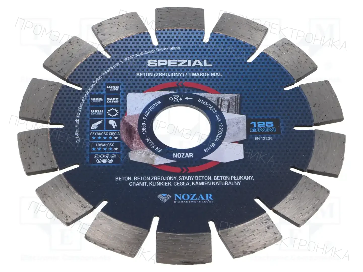 NOZAR DIAMANTWERKZEUGE PL6700101 — Диски для резки и шлифовки