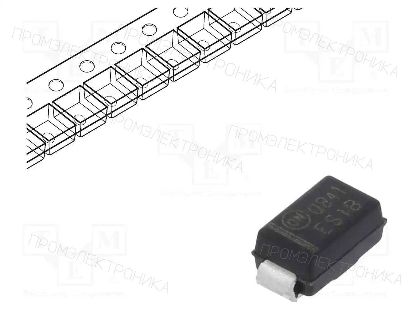 onsemi ES1B — Универсальные диоды SMD