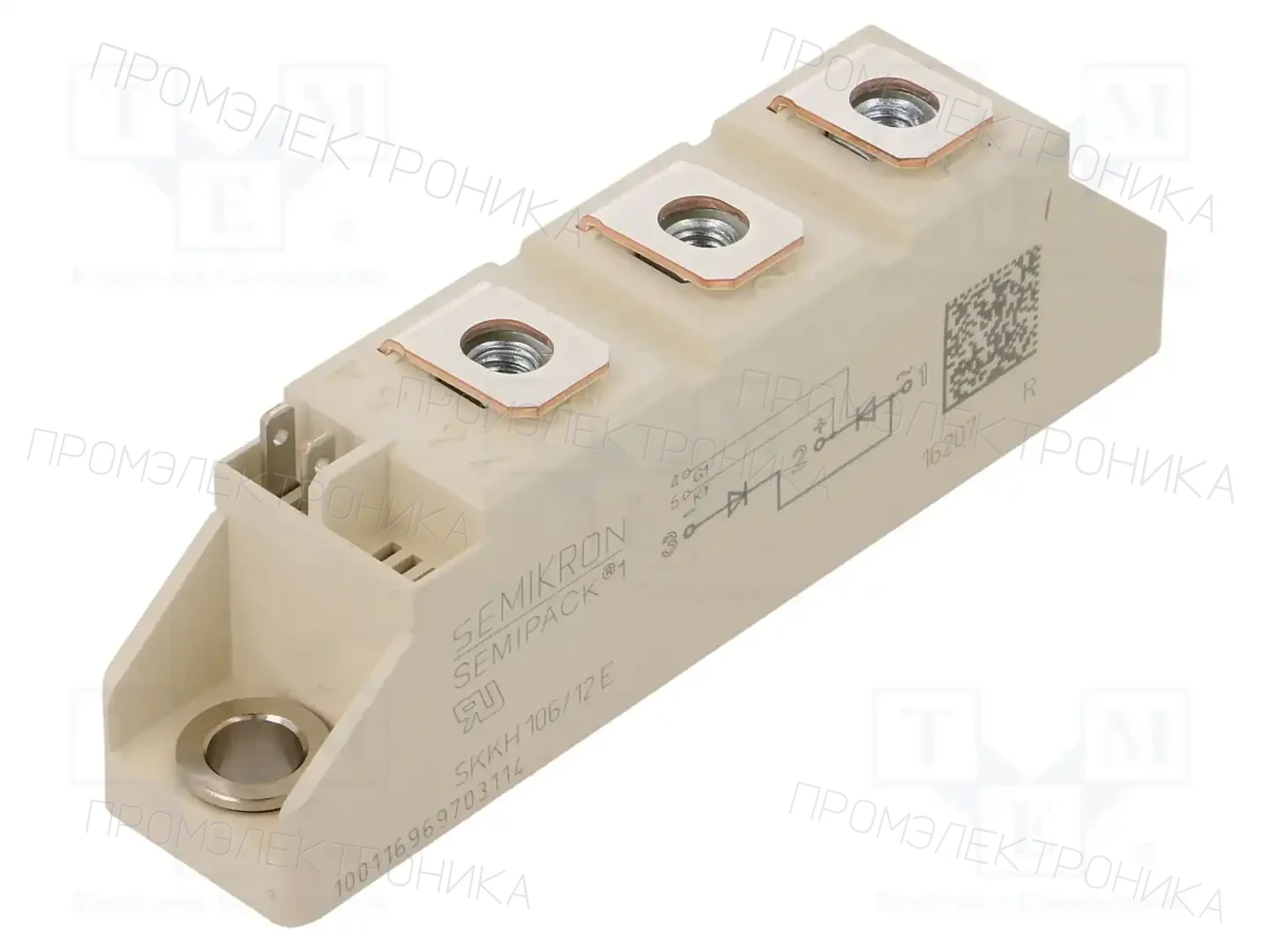 SEMIKRON DANFOSS SKKH 106/12 E 07898101 — Модули диодно-тиристорные