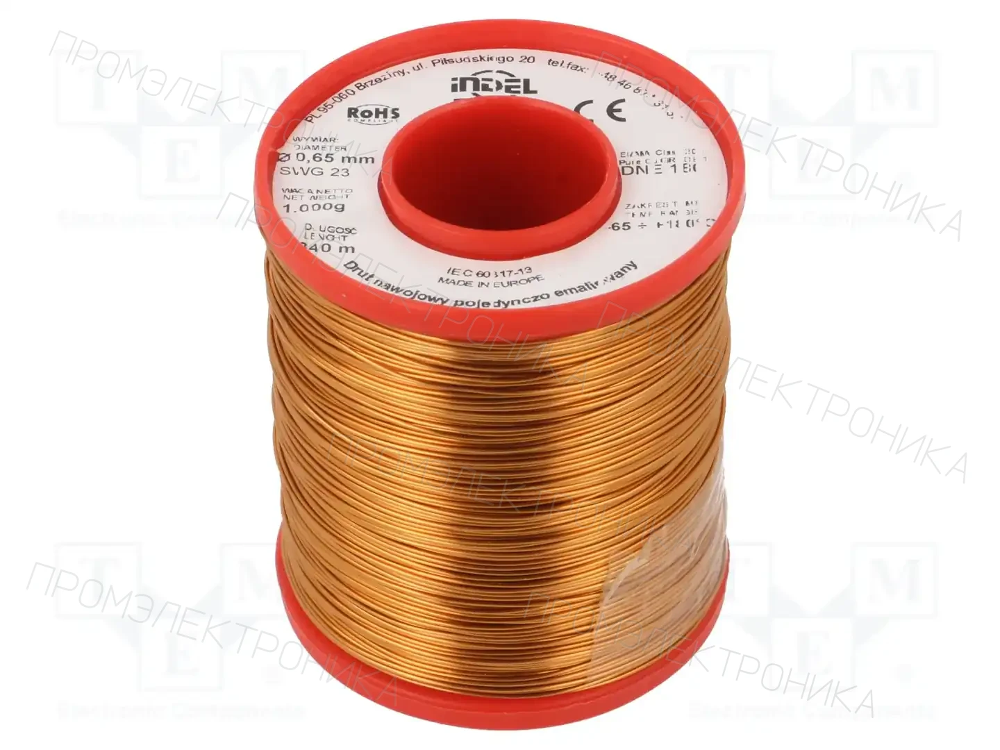 INDEL DNE0,65-1KG — Проволока обмоточная