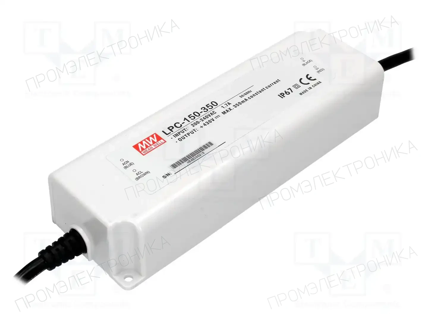 MEAN WELL LPC-150-350 — Блоки питания для LED
