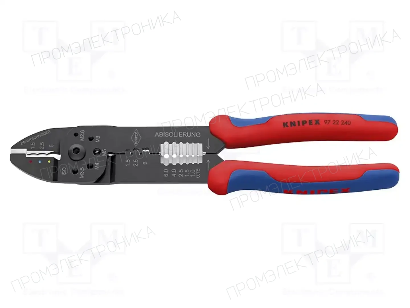 KNIPEX 97 22 240 — Зажимные уст-ва кабельных наконечников