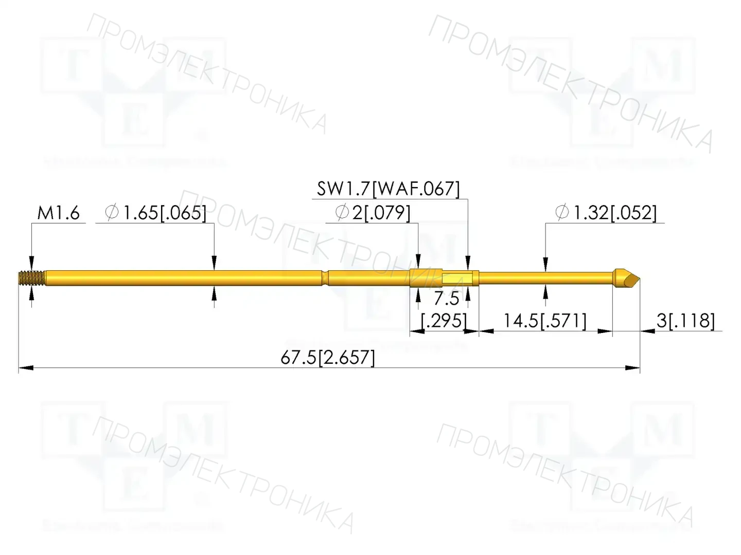 INGUN GKS-212 307 200 A 3007 M — Измерительные щупы